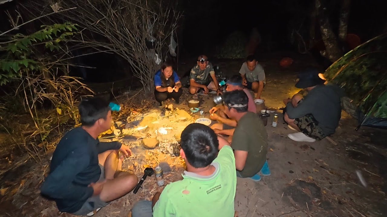 ວັນນີ້ລວມກຸ່ມກິນເຂົ້າປ່າ//วันนี้รวมกลุ่มกินข้าวป่า Dong Una