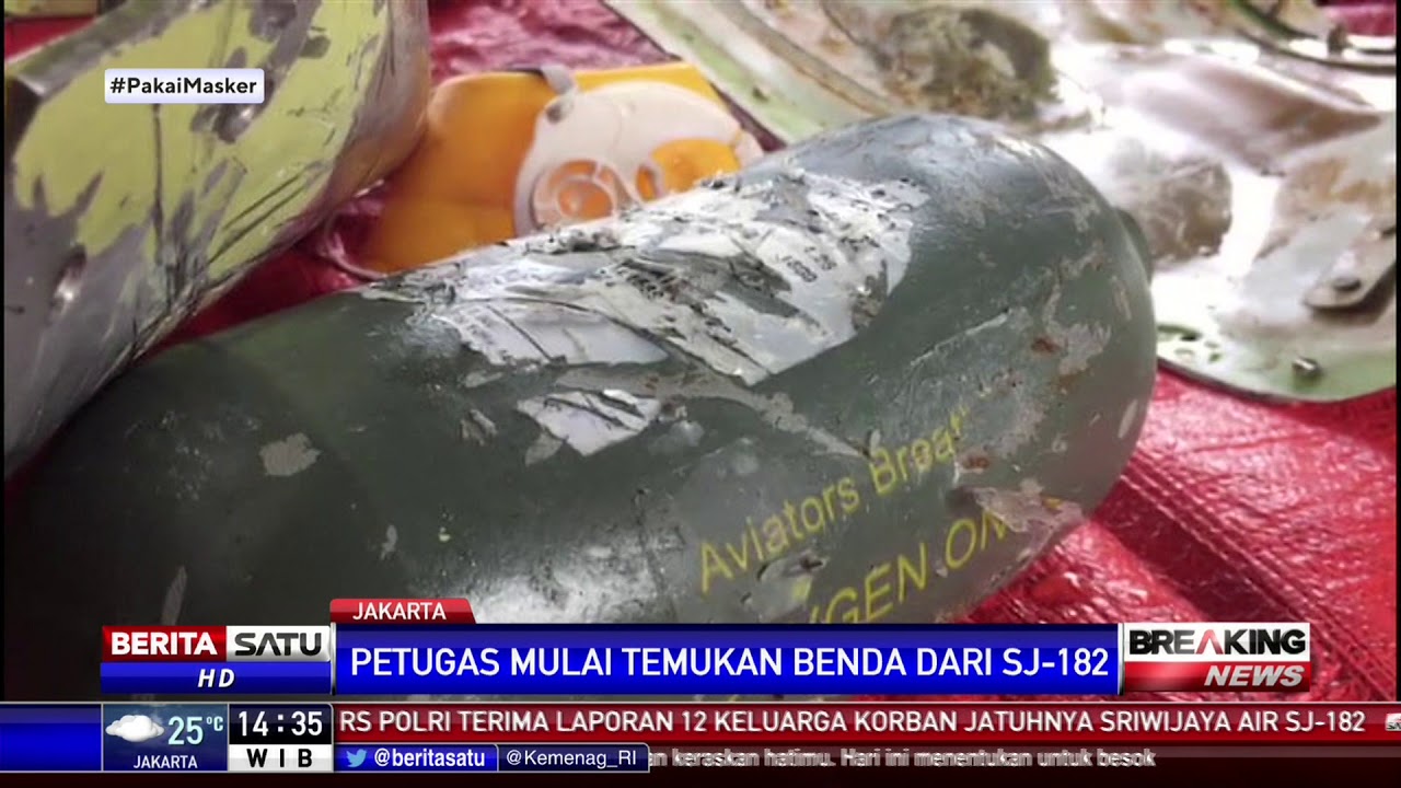 Penampakan Sejumlah Barang Pribadi Milik Penumpang Sriwijaya Air