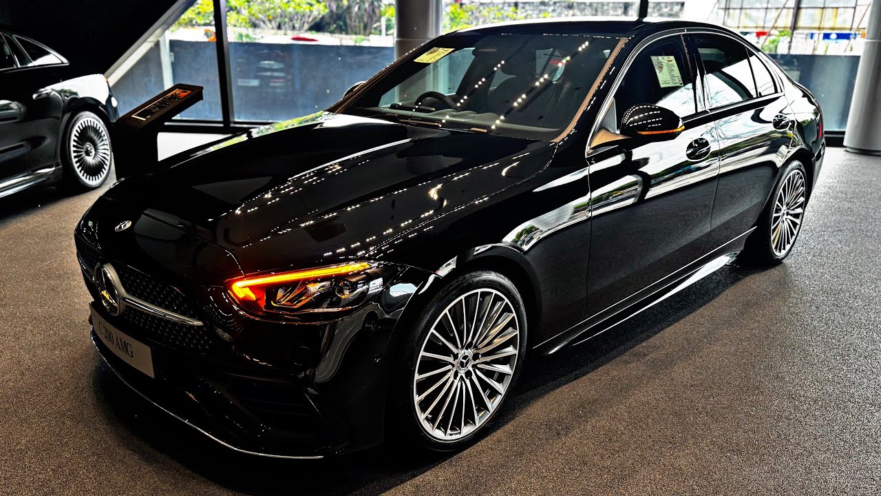 2025 Mercedes-Benz C 200 AMG Line | The C-Class Black Color | Full Review