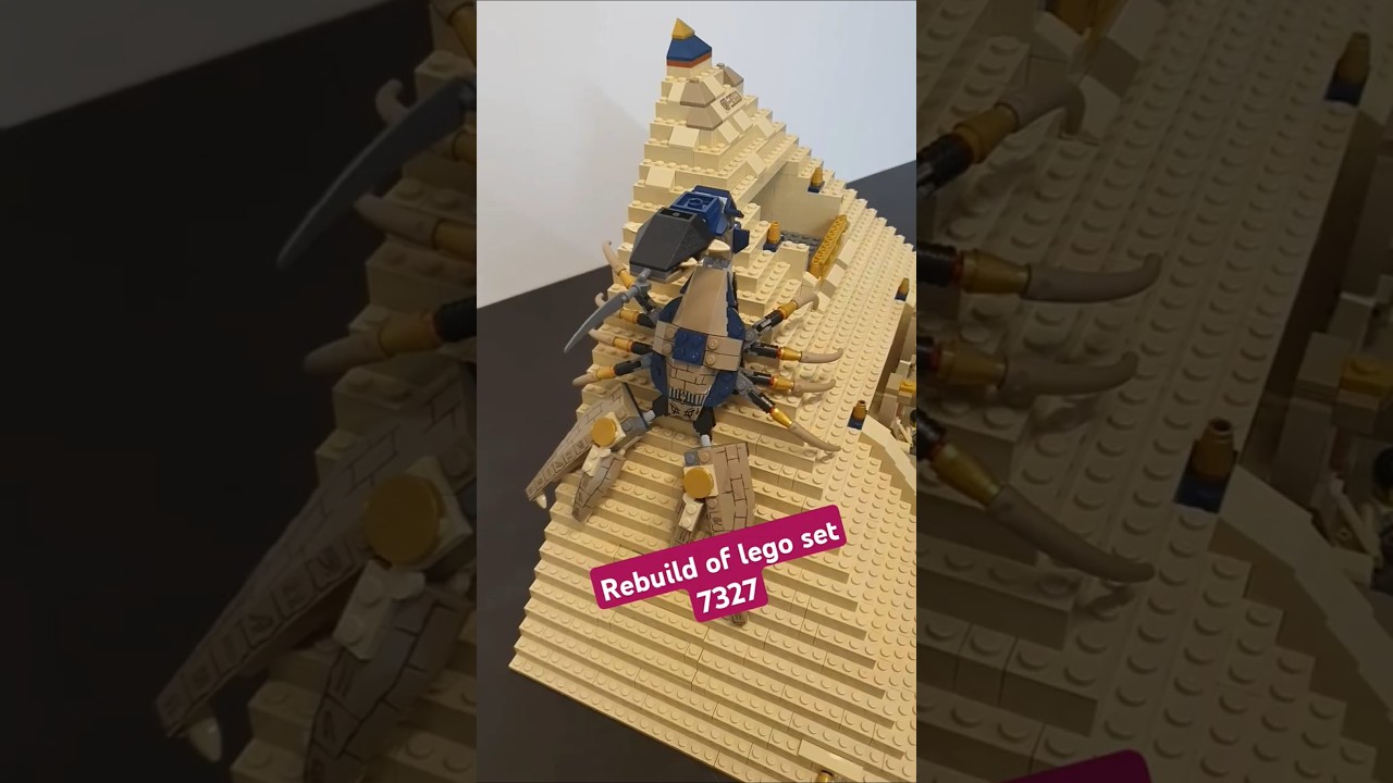 Rebuild of LEGO set from pharaoh's quest serie. Set 7327 Scorpion Pyramid #lego #letsbuildlego #7327