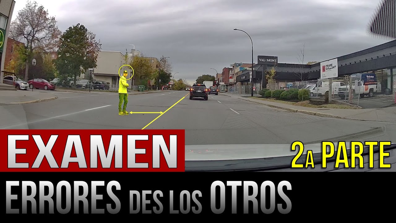 Examen - Errores de las otras personas al examen de conducción- 2a parte