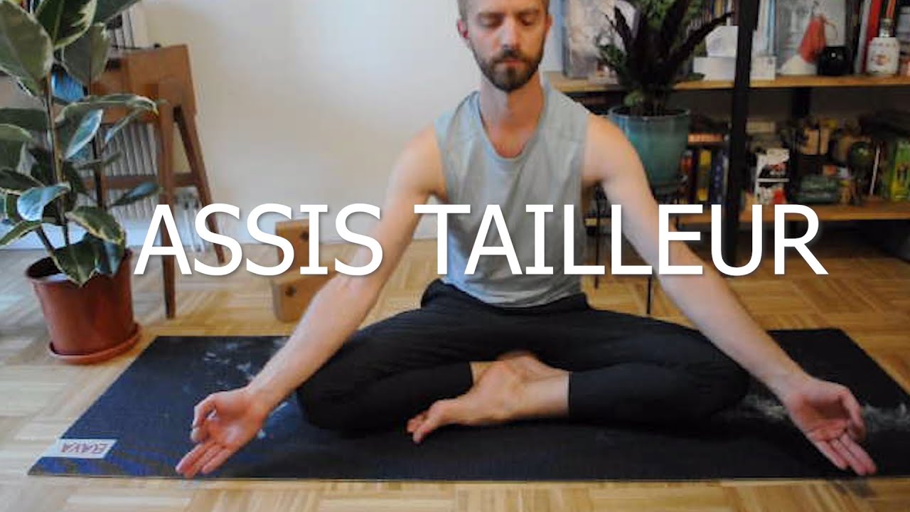 Comment s'assoir en tailleur ? (sans souffrir des genoux) | Yoga débutant