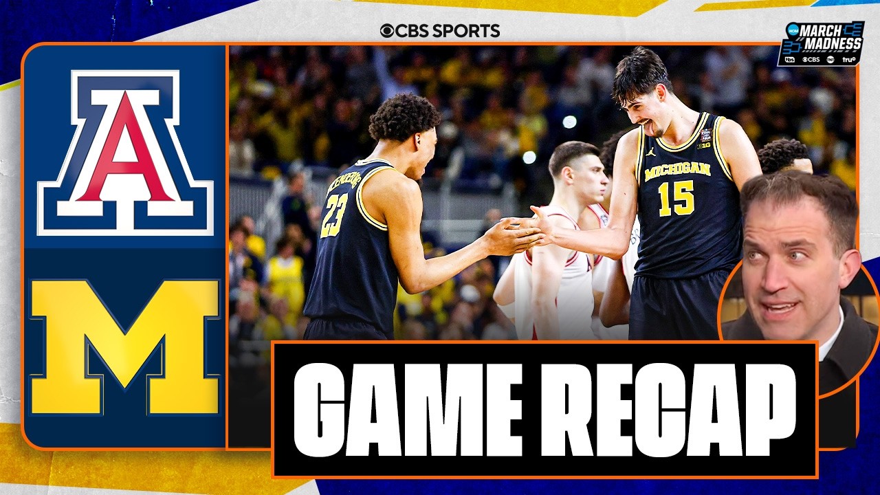 Michigan BLOWS OUT Arizona, advances to National Championship vs UConn