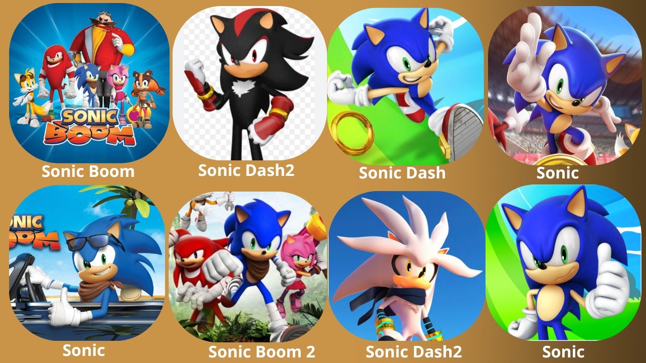 Sonic Boom, Sonic Dash ⚡ Gameplay.