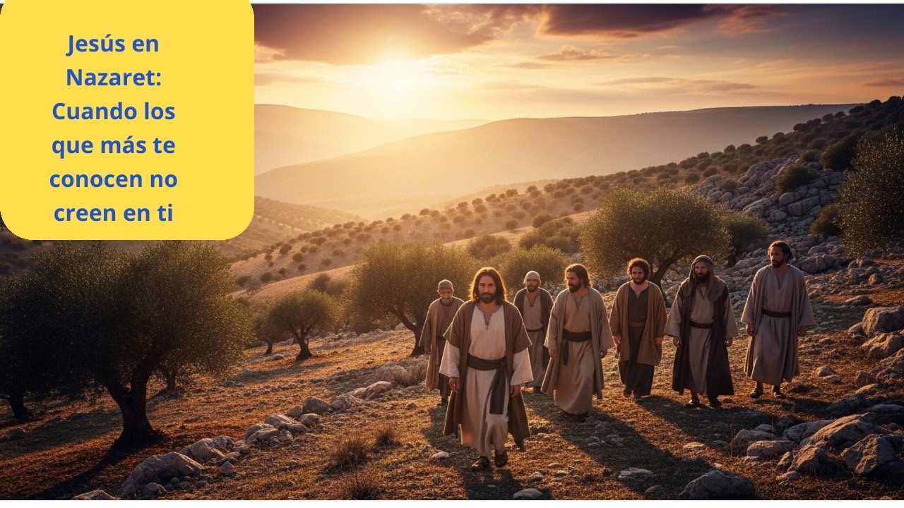 Jesús en Nazaret: Cuando los que más te conocen no creen en ti