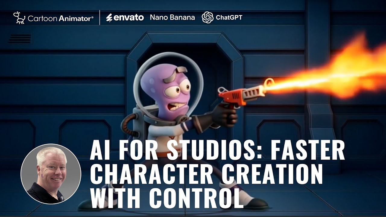 CTA with AI: Faster 2D Creation Without Losing Control  | Cartoon Animator | Nano Banana | ChatGPT