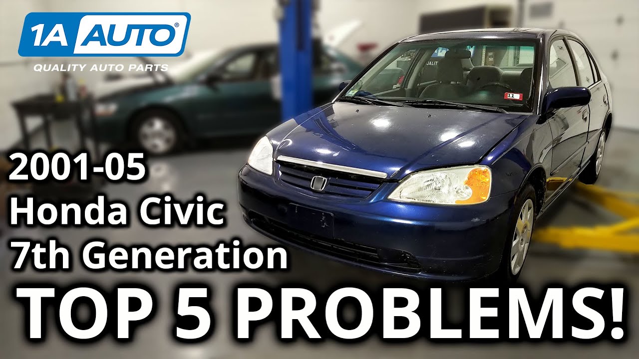 5 главных проблем Honda Civic Sedan 7-го поколения 2001-05