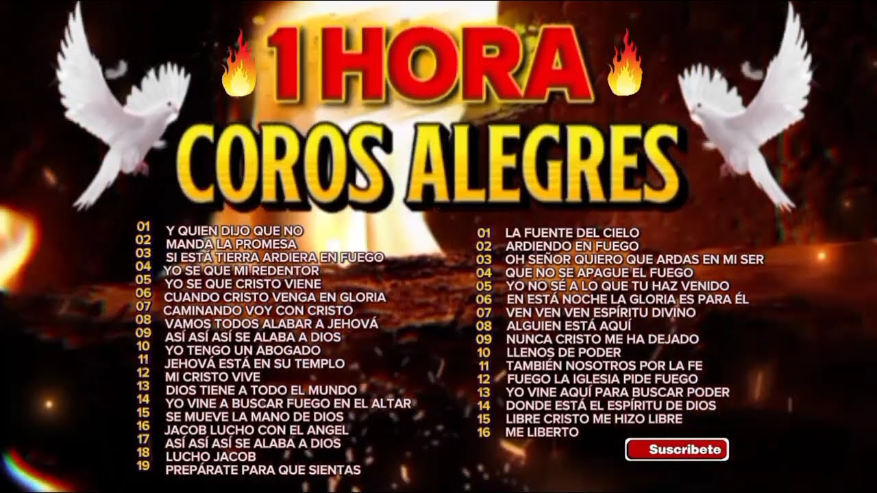 🏆SUPER COLECCIÓN 🔥1 HORA DE COROS ALEGRES 💥 mix de alabanzas 