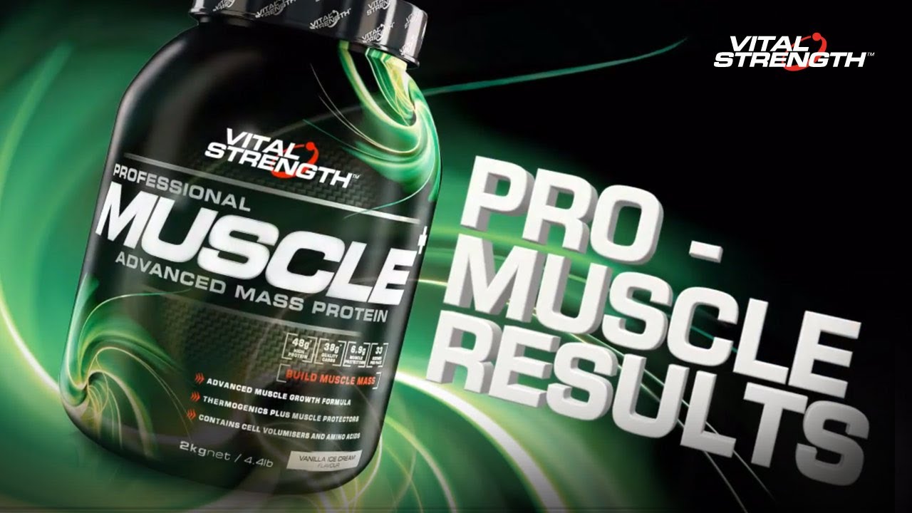 Vitalstrength Sports Nutrition- Pro- Muscle Advanced Mass Protein Powder