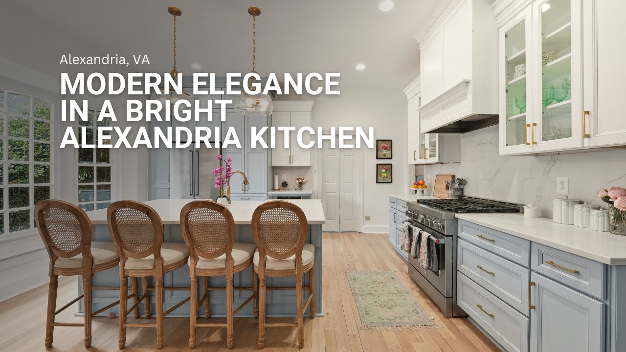 Modern Elegance in a Bright Alexandria Kitchen