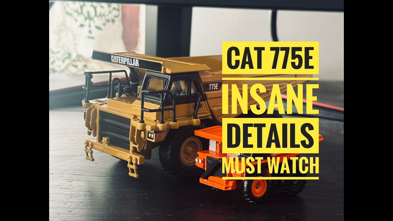 INSANE Detail! CAT 775E Diecast Truck by Diecast Masters (1:64 Scale)