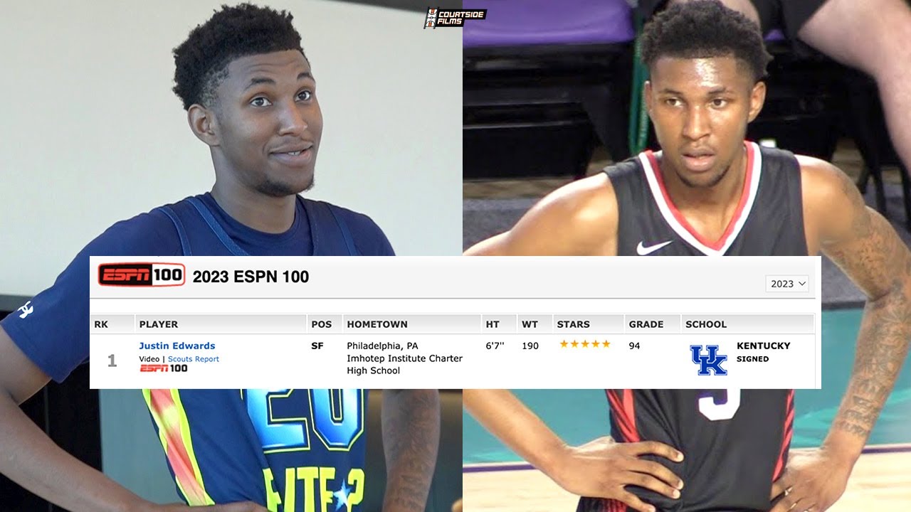 ESPN&rsquo;S NEW #1!! Kentucky Commit Justin Edwards Highlight Reel!