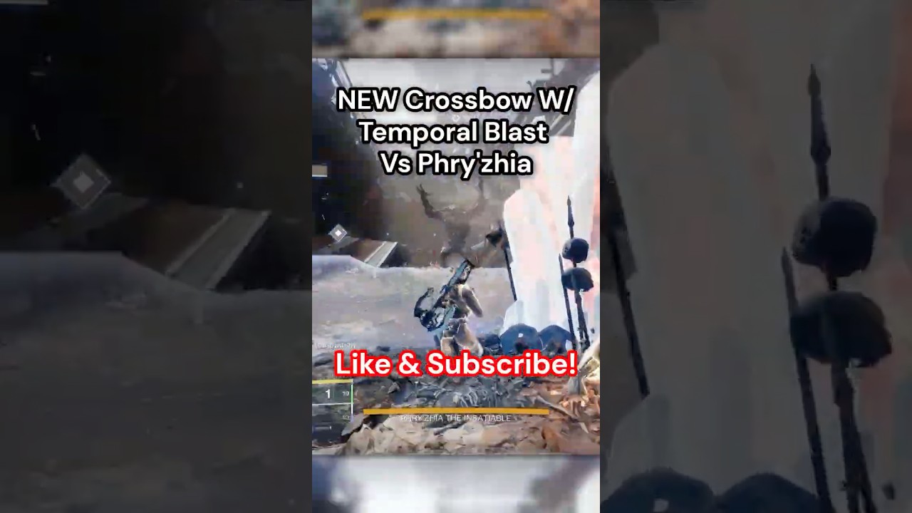 NEW Crossbow w/Temporal Blast VS Phry'zhia (EASY 1 Phase) 