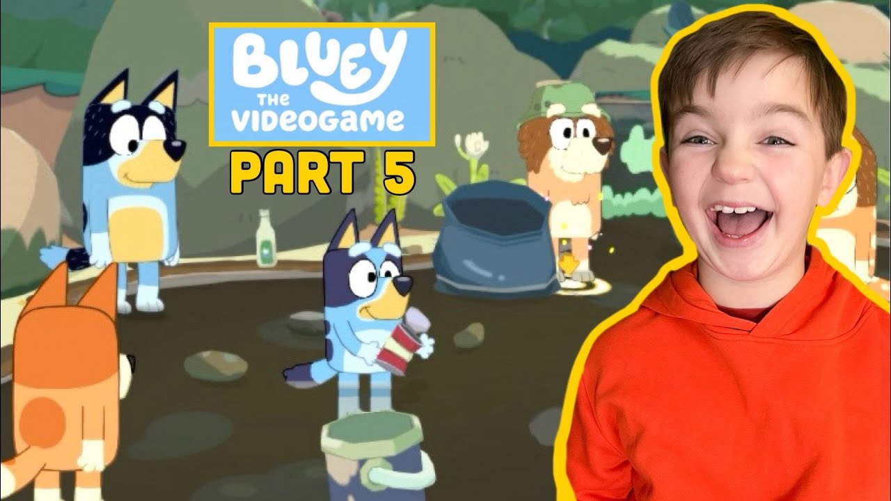 BLUEY the Videogame EPISODE 4 (TREASURE) - Gameplay with Ima