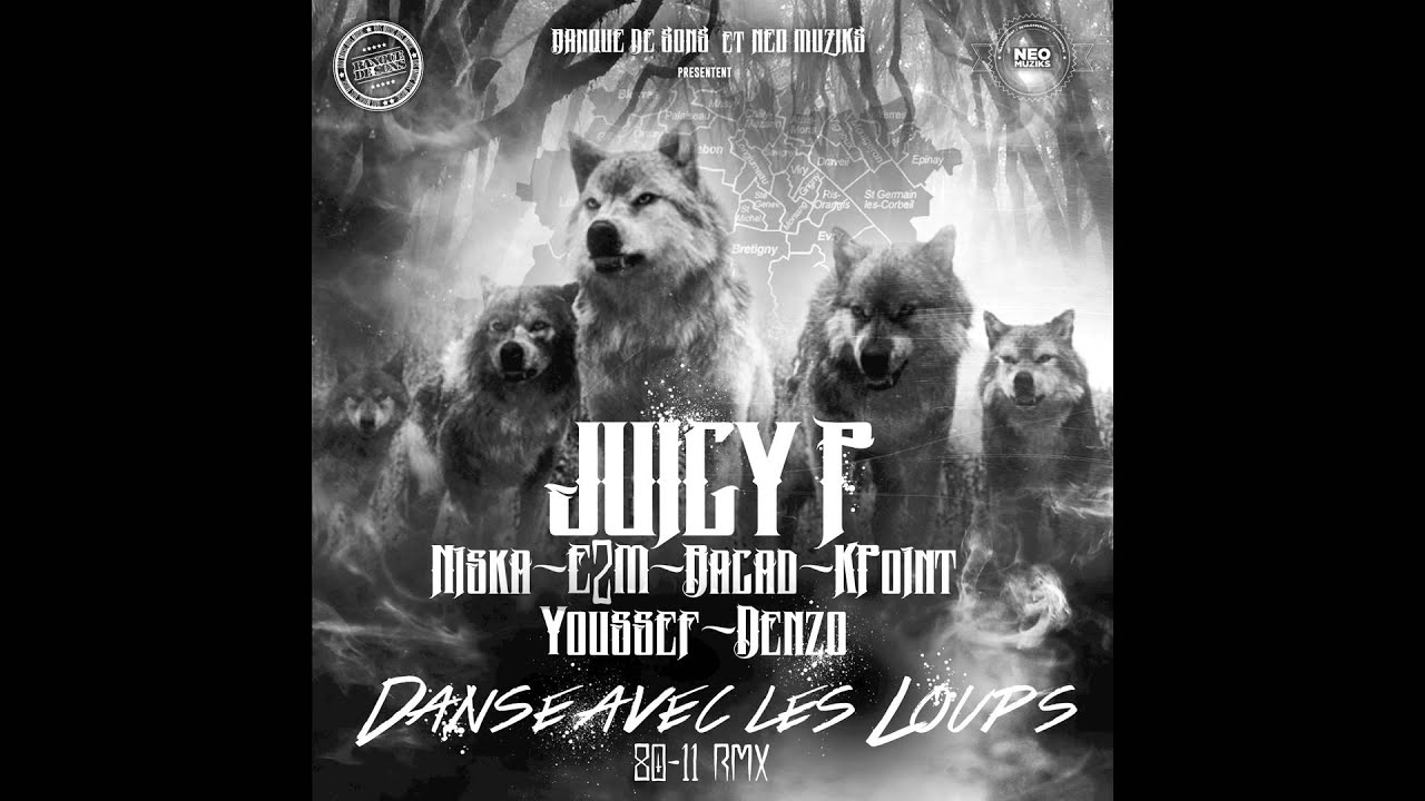 Juicy P Feat. Niska ,E2M, KPoint, Bacad, Youssef, Denzo - Danse avec les loups (8011RMX) - Audio