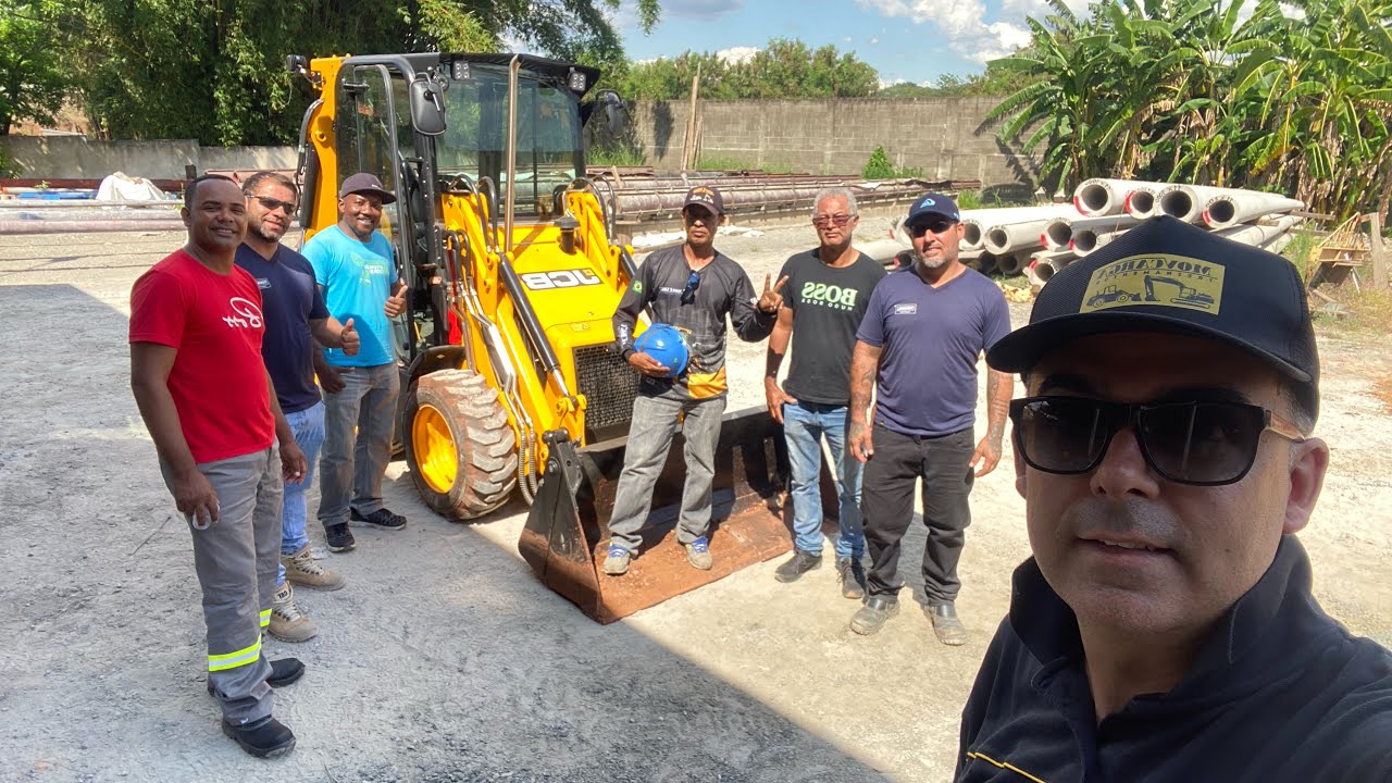 Teste Prático Mini Retroescavadeira JCB 1CX