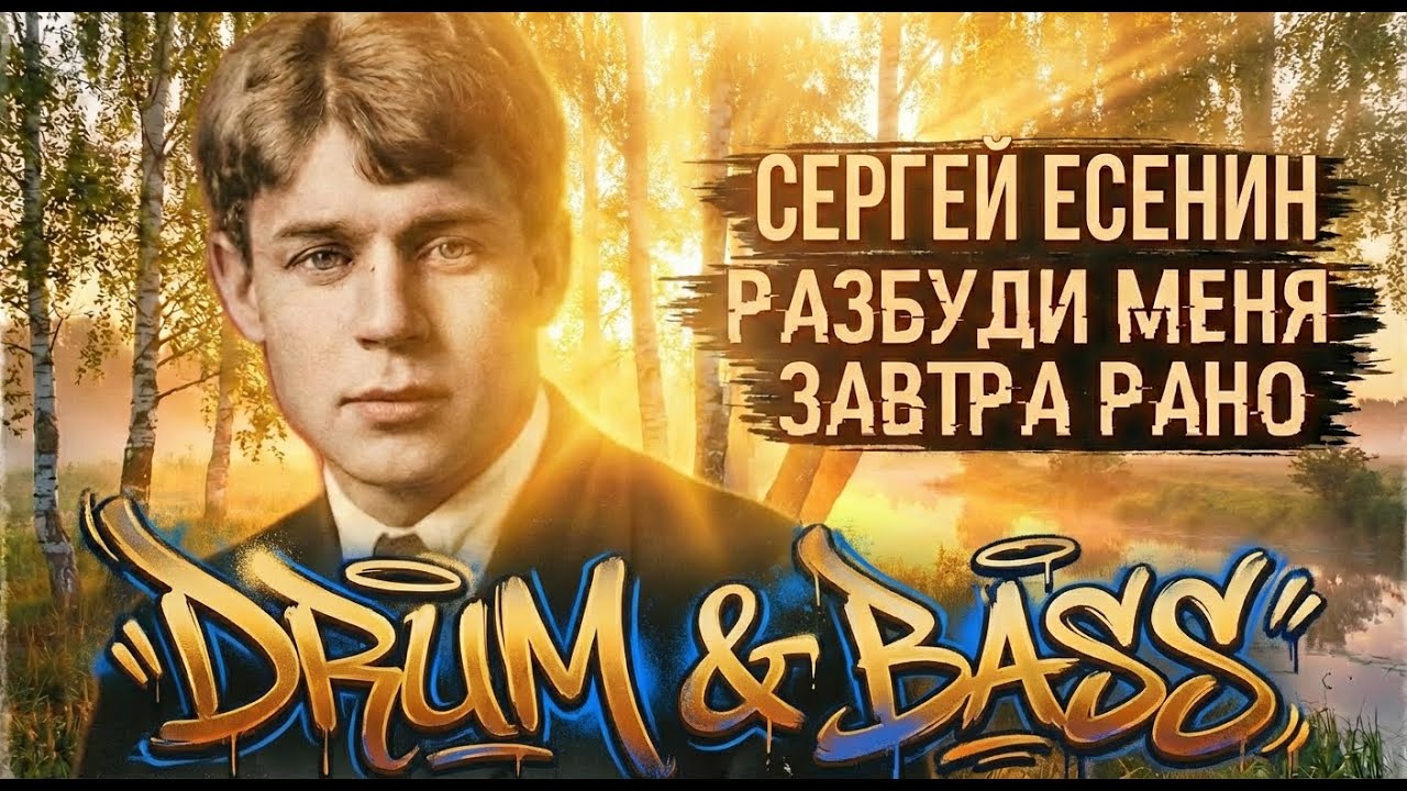 Сергей Есенин - Разбуди меня завтра рано (Drum&Bass)