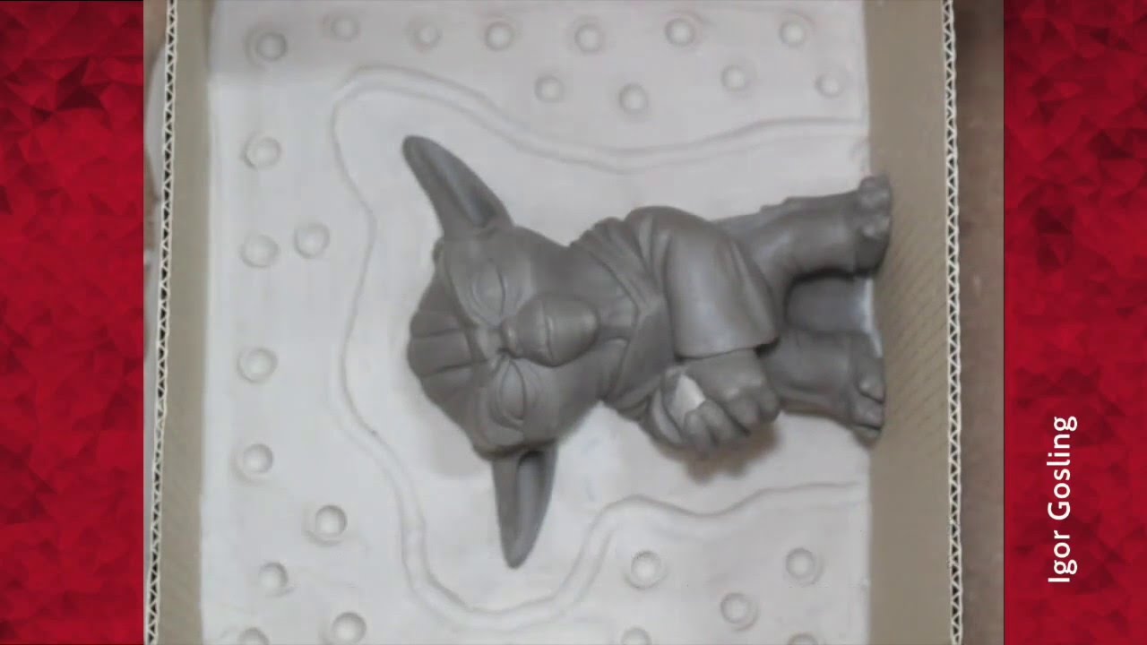 Como fazer molde de silicone - Bipartido