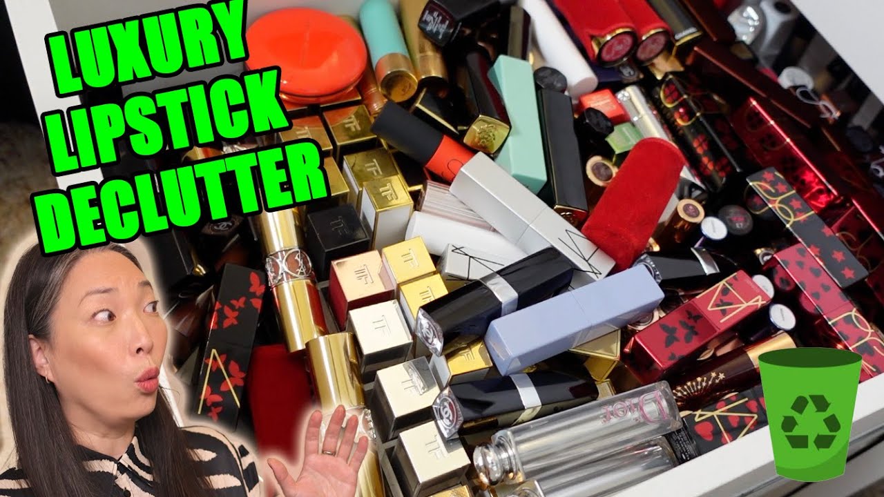 LUXURY LIPSTICK DECLUTTER