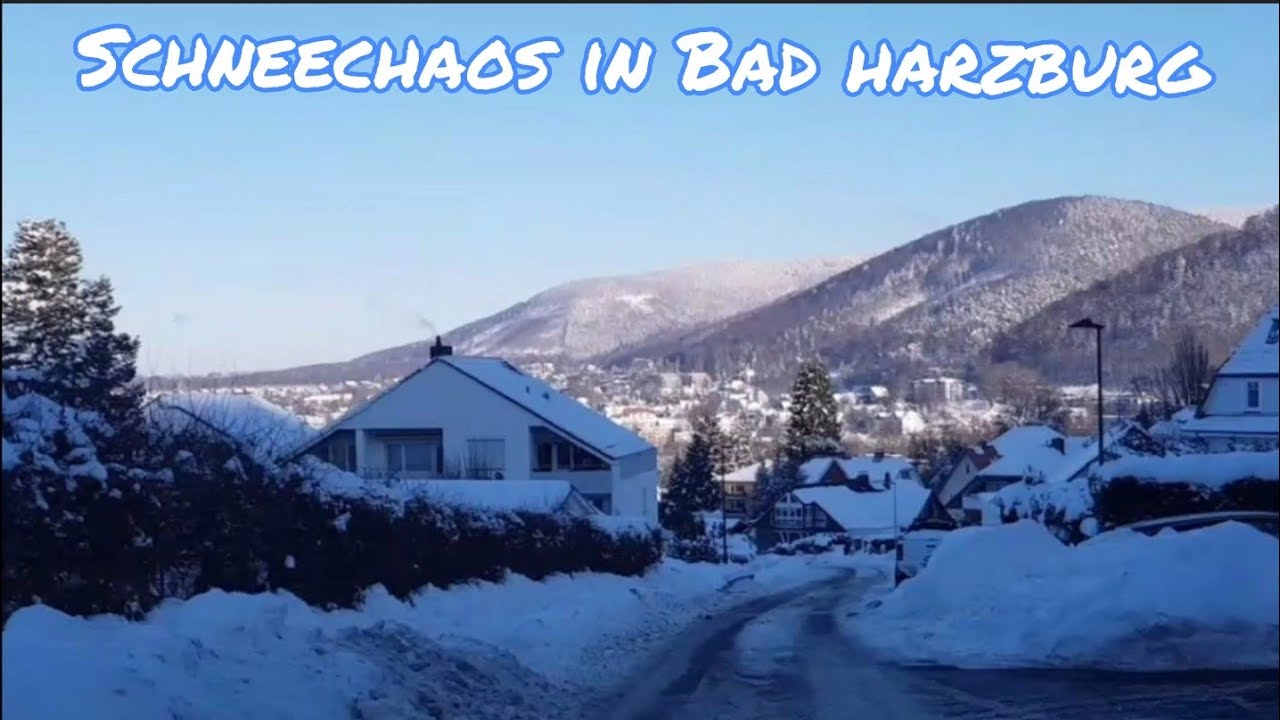 Bad Harzburg im Schneechaos #Februar2021 #Schnechaos #Schneemassen