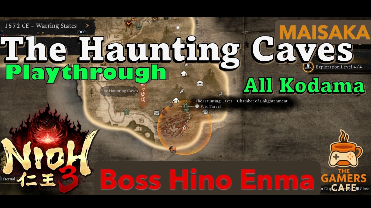 NIOH 3 The Haunting Caves of Maisaka. First Playthrough All Kodama! #nioh3 #thegamerscafe