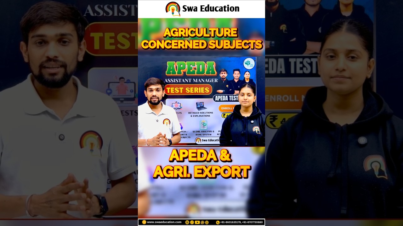 APEDA AM Assistant Manager Mock Test | Expected Questions & Practice Set