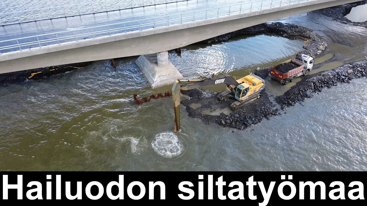 Hailuodon siltatyömaa 21.8.2025