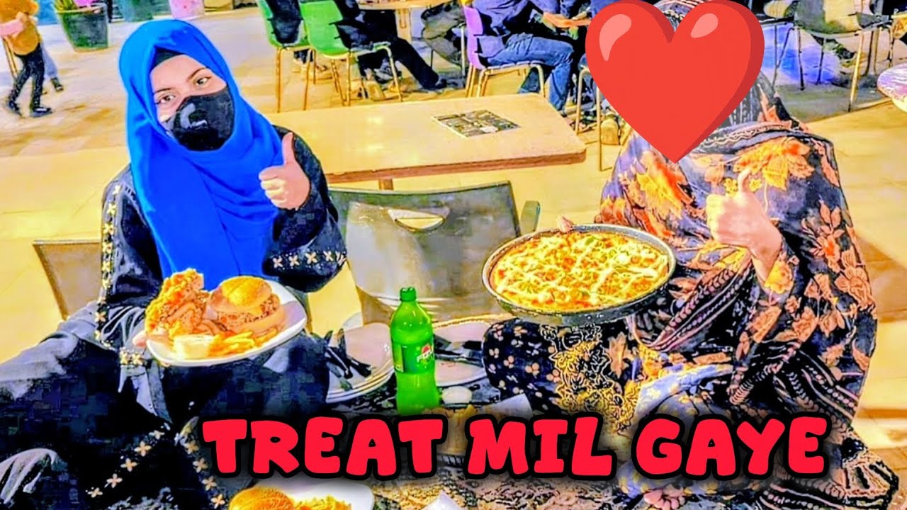 Wah Bhae treat mil gaye Sawera Api sy 🥳 Maza Agaya😋   