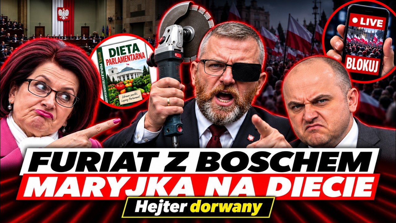 ROZWALIŁ ZNAK! Haniebny czyn Brauna ! Matecki blokuje hejter&oacute;w | Kurowska popłynęła i rżnie głupa