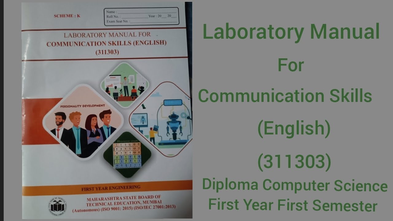 Laboratory Manual For Communication Skills English 311303 Diploma Computer Science First Year l 