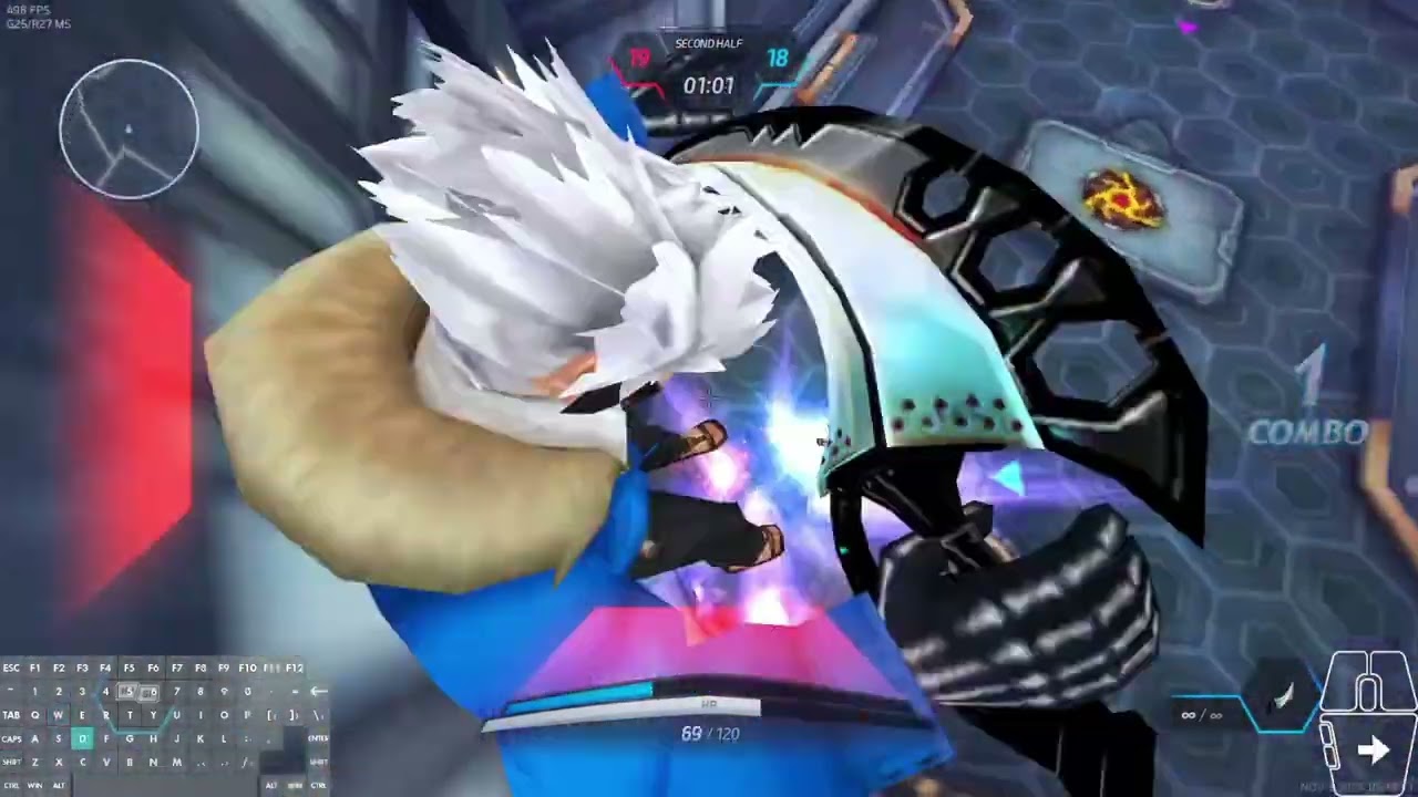 S4 Xero Tazon vs Sequenze (running like sonic speed of light)