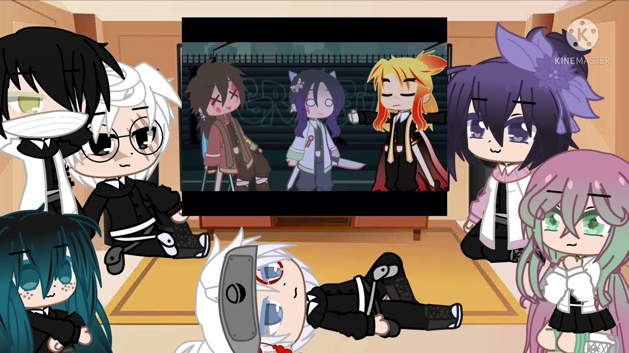 Some of the hashira react to giyuu || sanegiyu