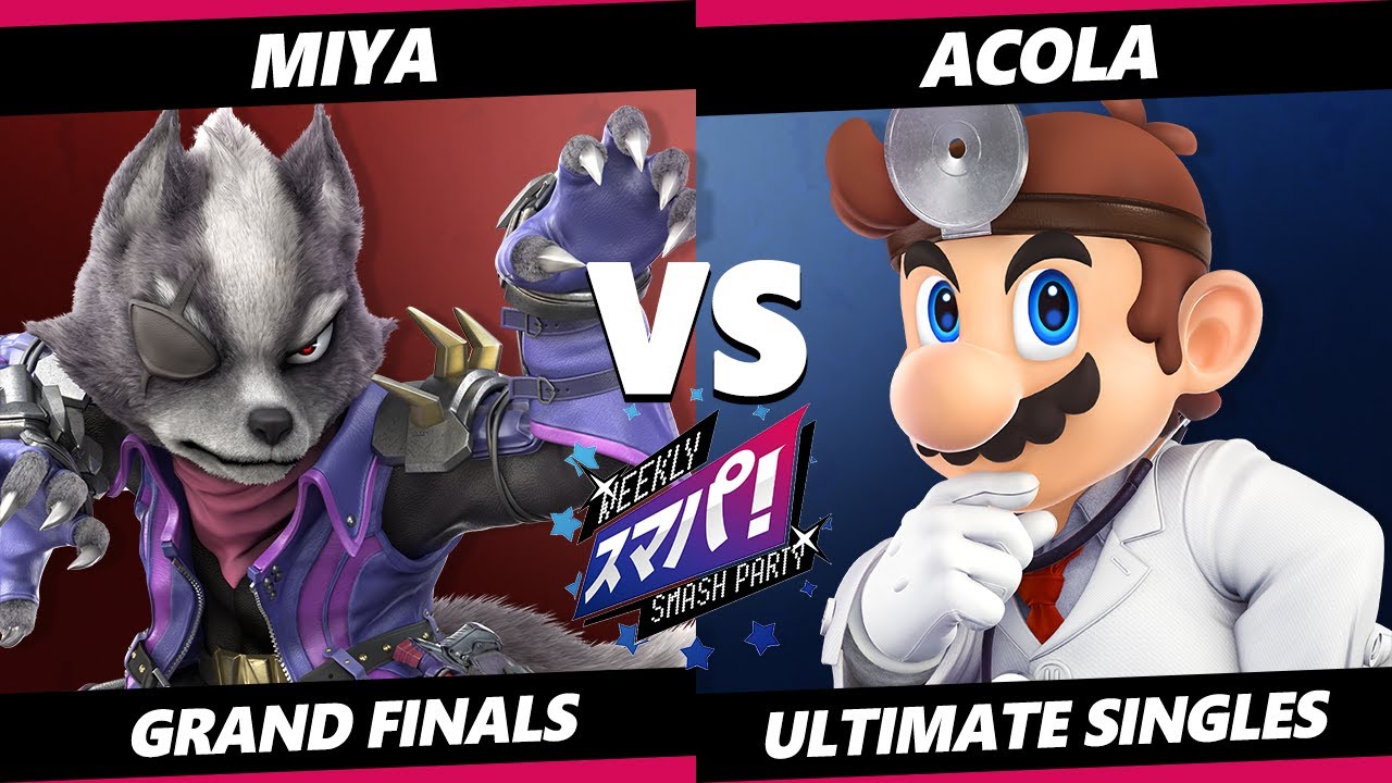 Sumapa 213 GRAND FINALS - Miya (Wolf) Vs. Acola (Dr Mario) Smash Ultimate - SSBU