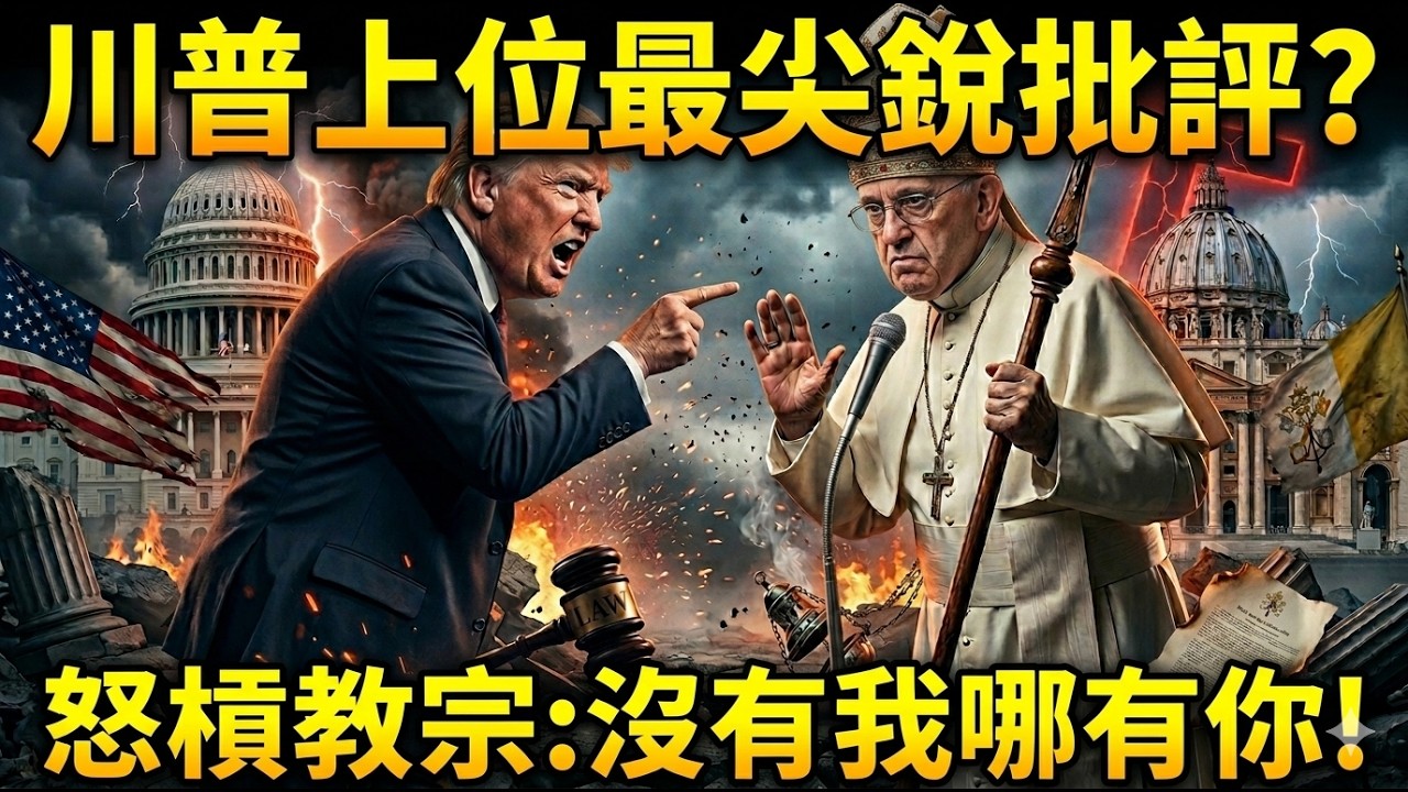 川普怒嗆教宗