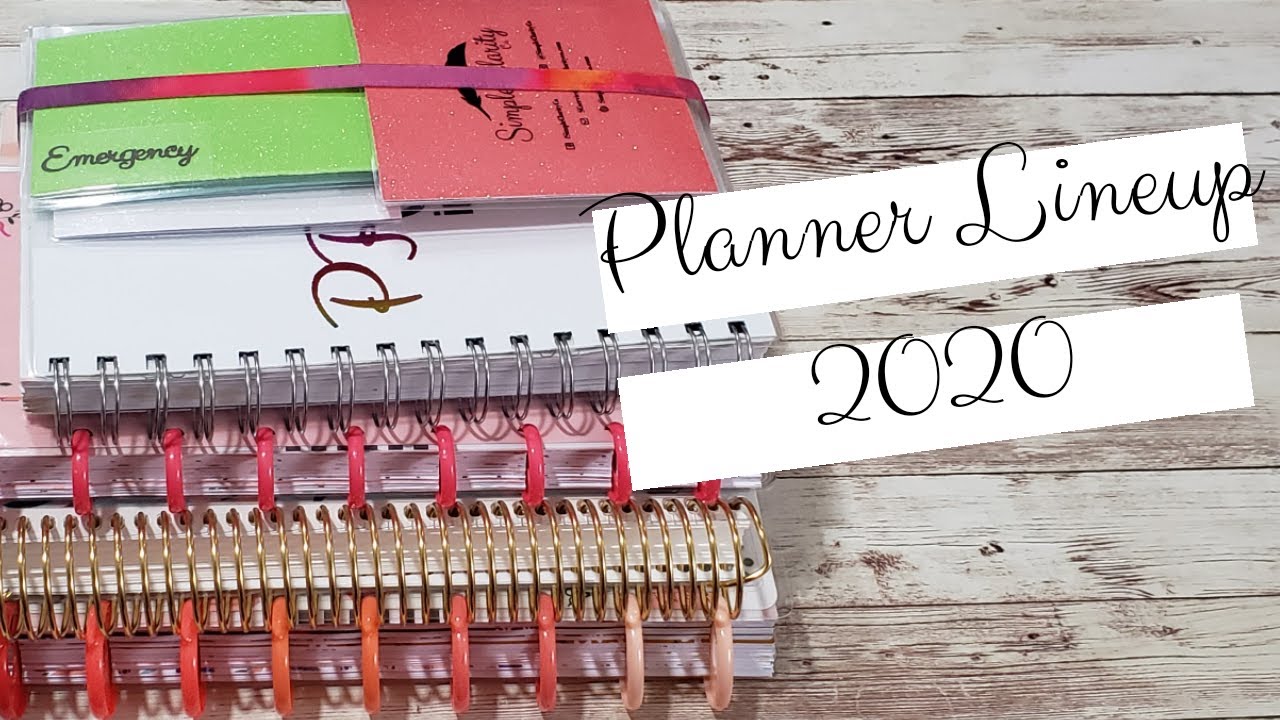 2020 Planner Lineup
