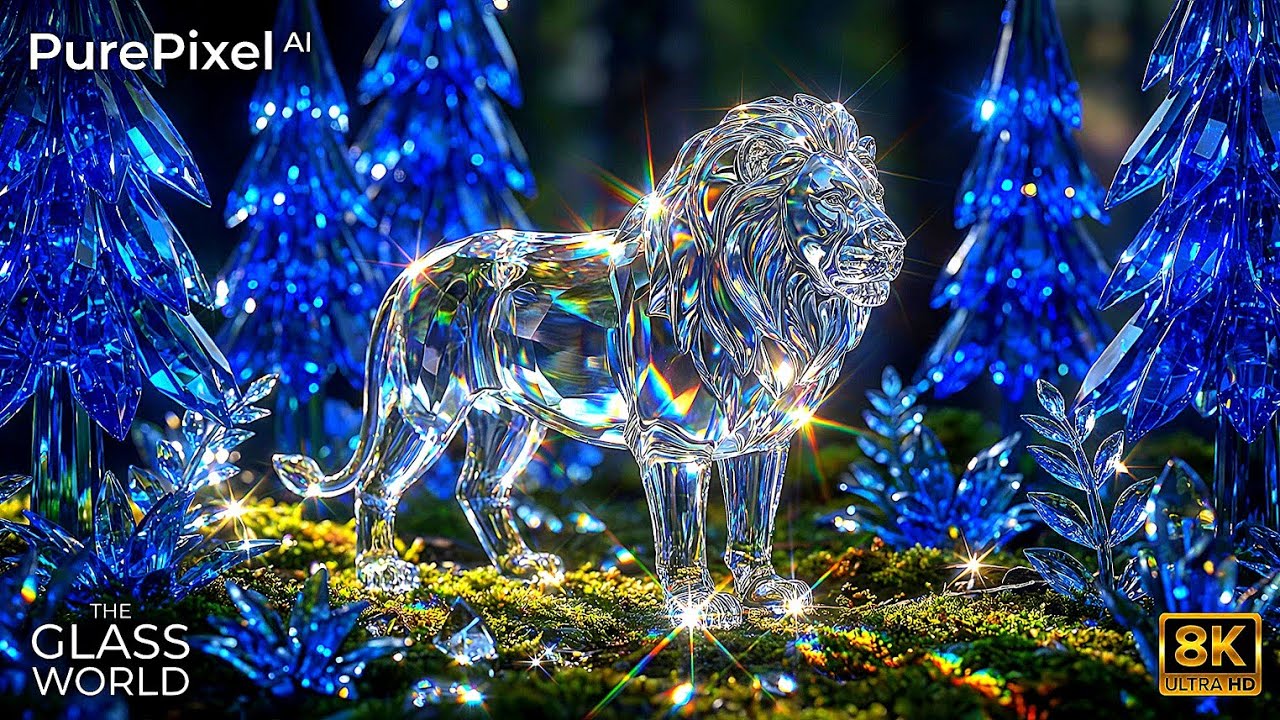 What if Everything was Made of Glass? | 8K Photorealistic AI 🌎🔮