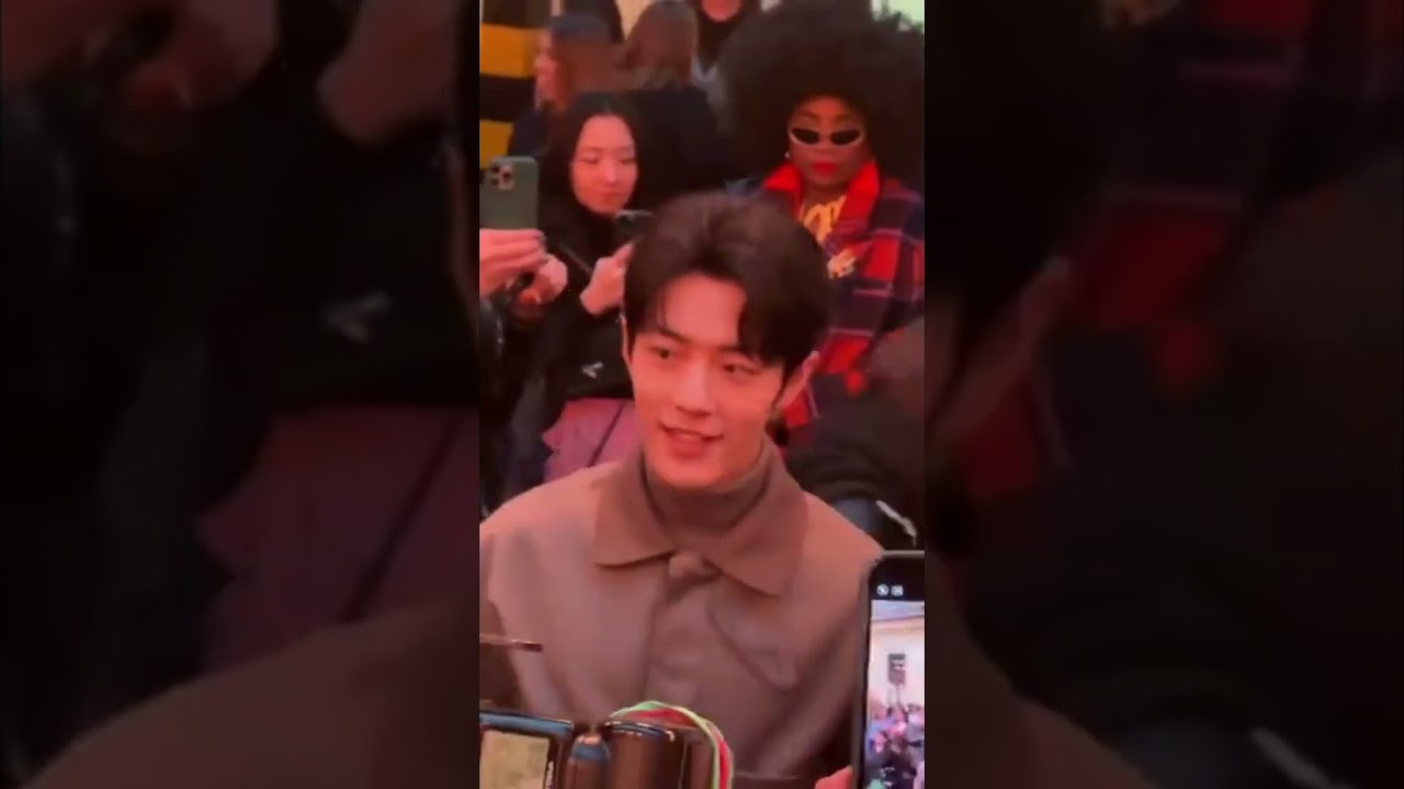 Xiao Zhan's arrival and activities inside TOD'S fashion show venue - Full (Feb 23, 2024)