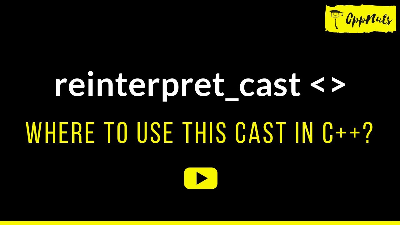 reinterpret_cast In C++