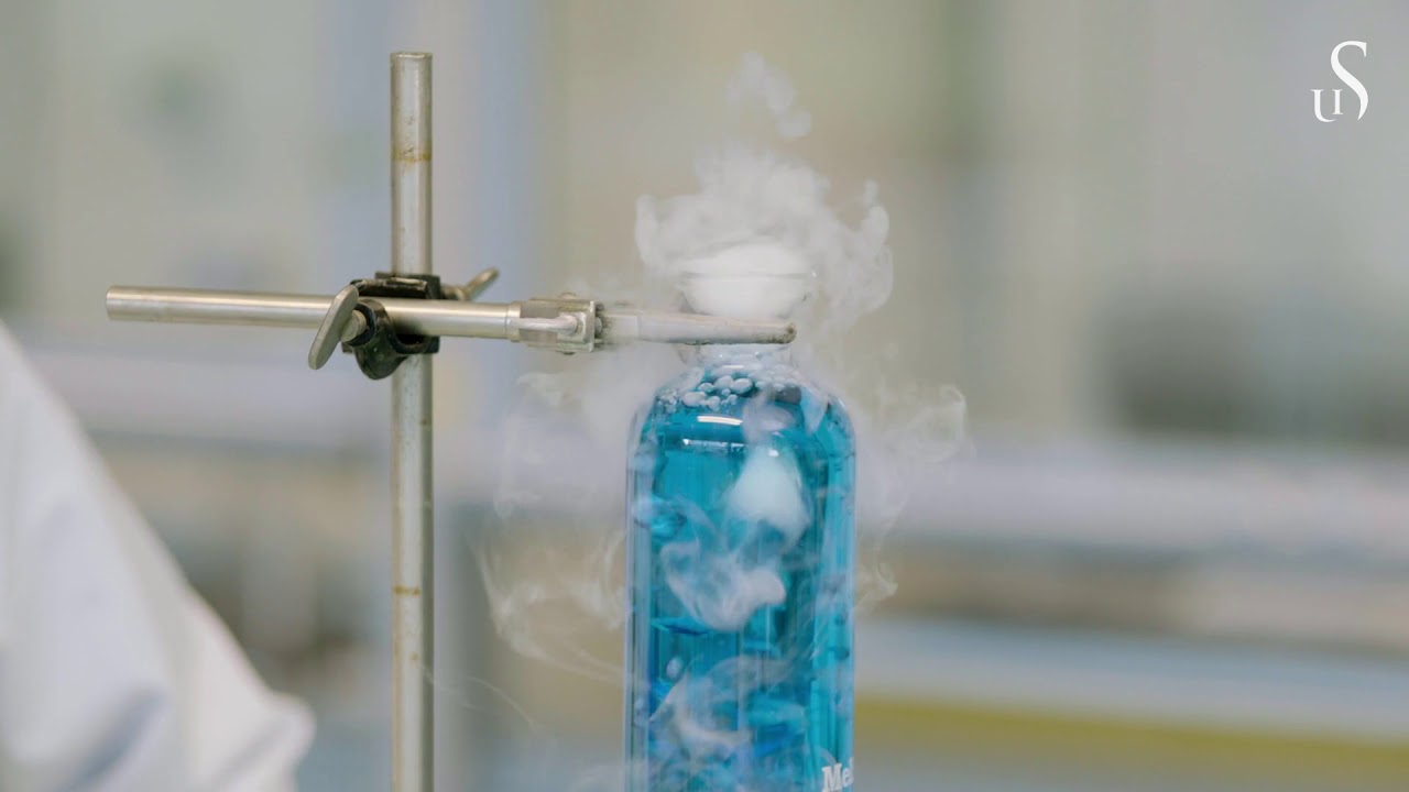 7. Tørris får vann farget med bromtymolblått (BTB) til å skifte farge!