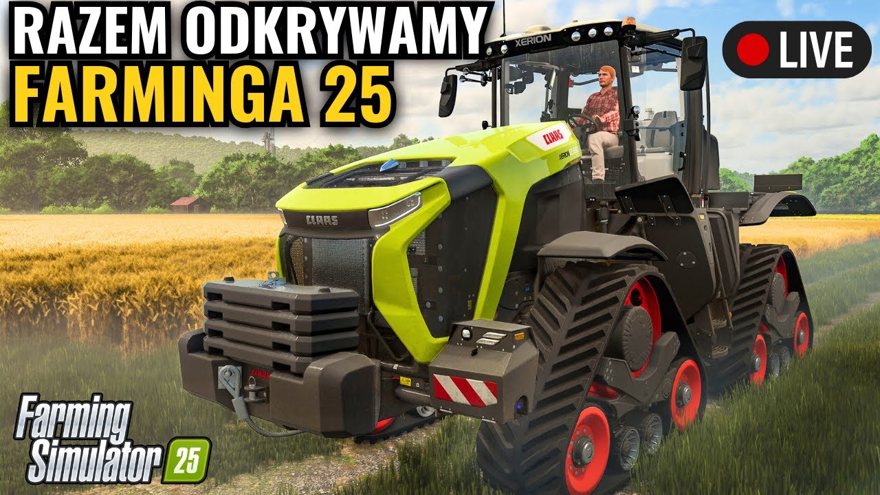 JAKA NAPRAWDĘ JEST ZIELONKA W FS25? 🔴 RAZEM SPRAWDZAMY FARMING SIMULATOR 25 🔴LIVE 🔴 [cz.3]