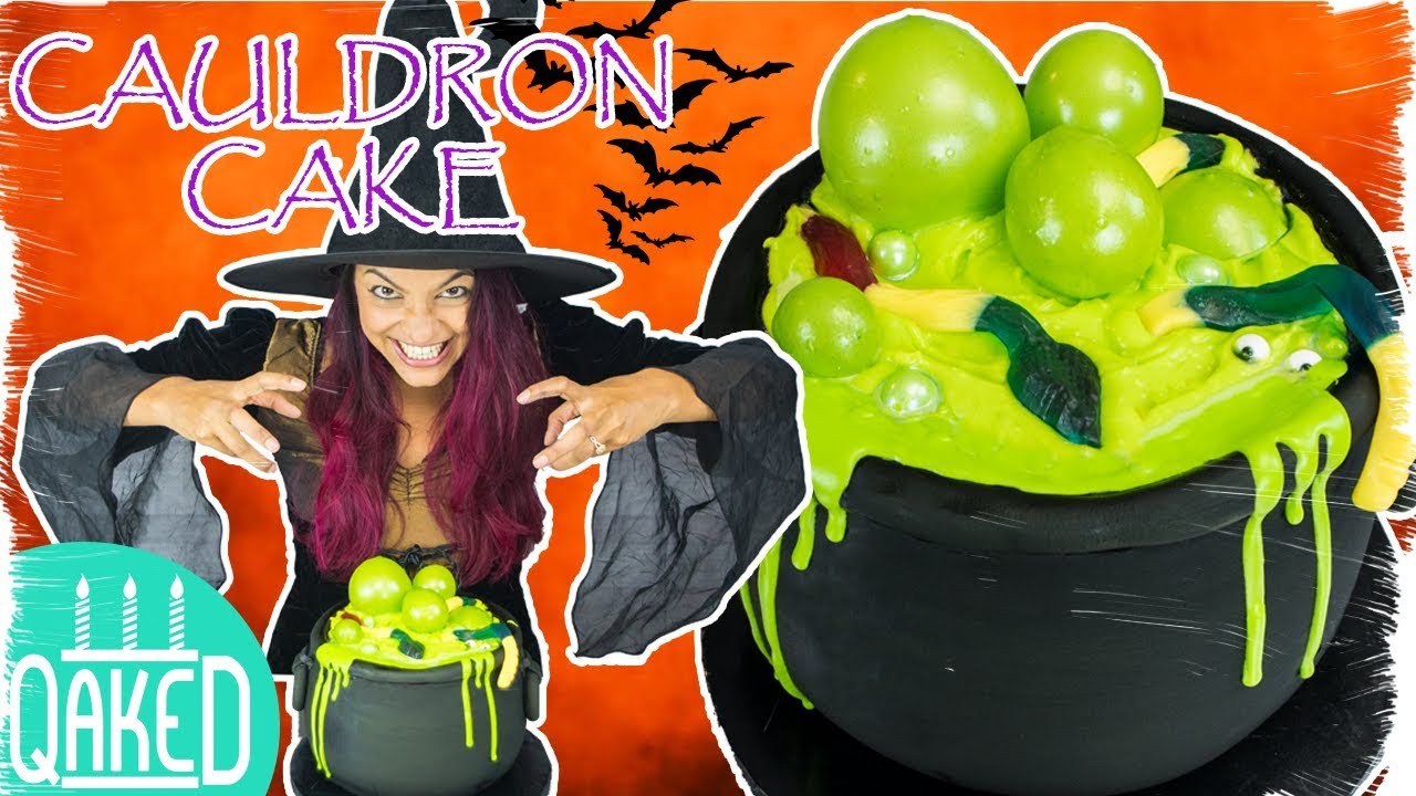 How to make a Witches Cauldron Cake | Halloween Cake Ideas | How to & DIY