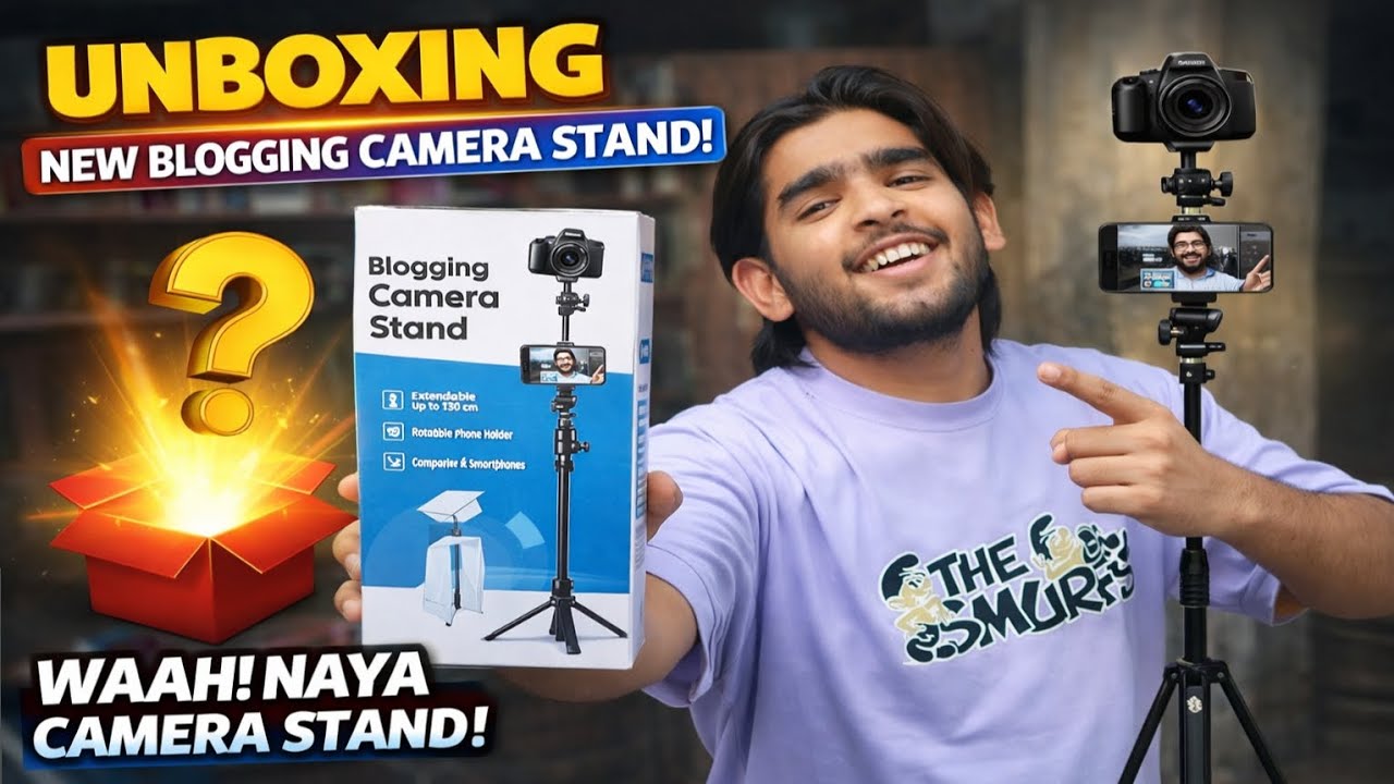 Day 75 New Blogging Camera Stand Unboxing 🔥