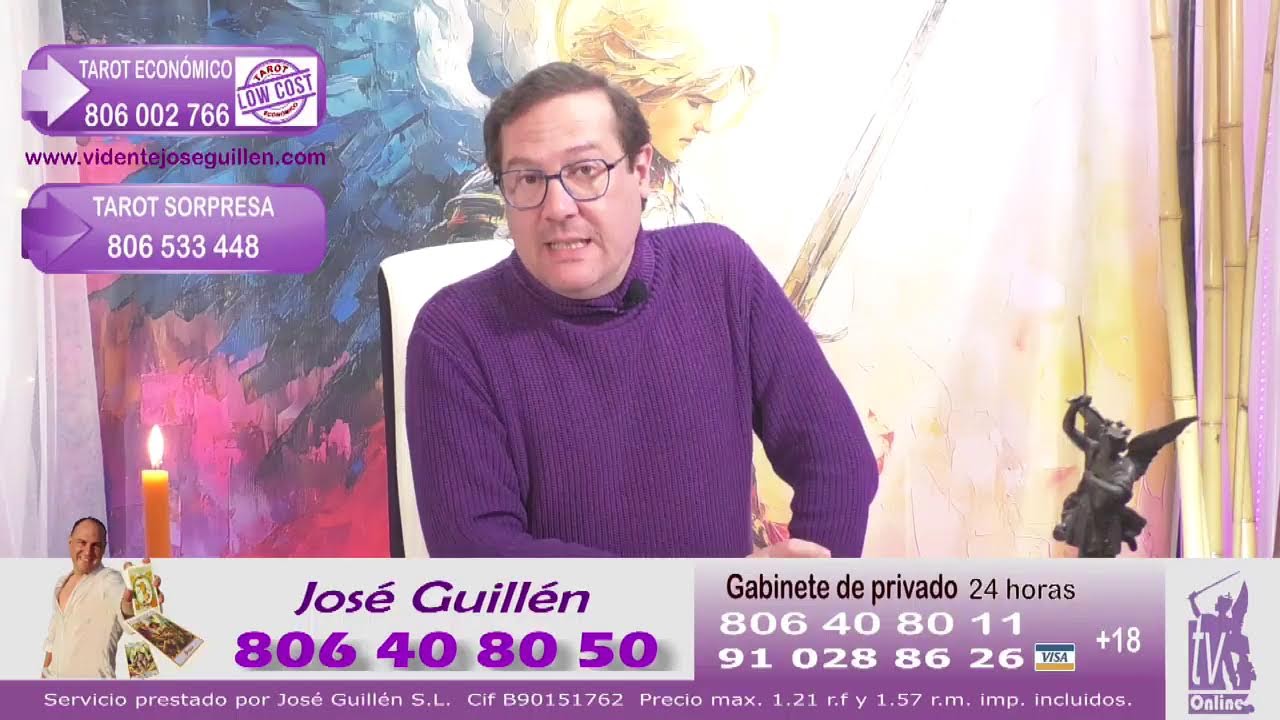 🔴📺  LIVE TAROT en VIVO: José Guillén en TV Online ❤️AMOR 🏢 TRABAJO 💵💰 ECONOMÍA  #tarot #tarotonline