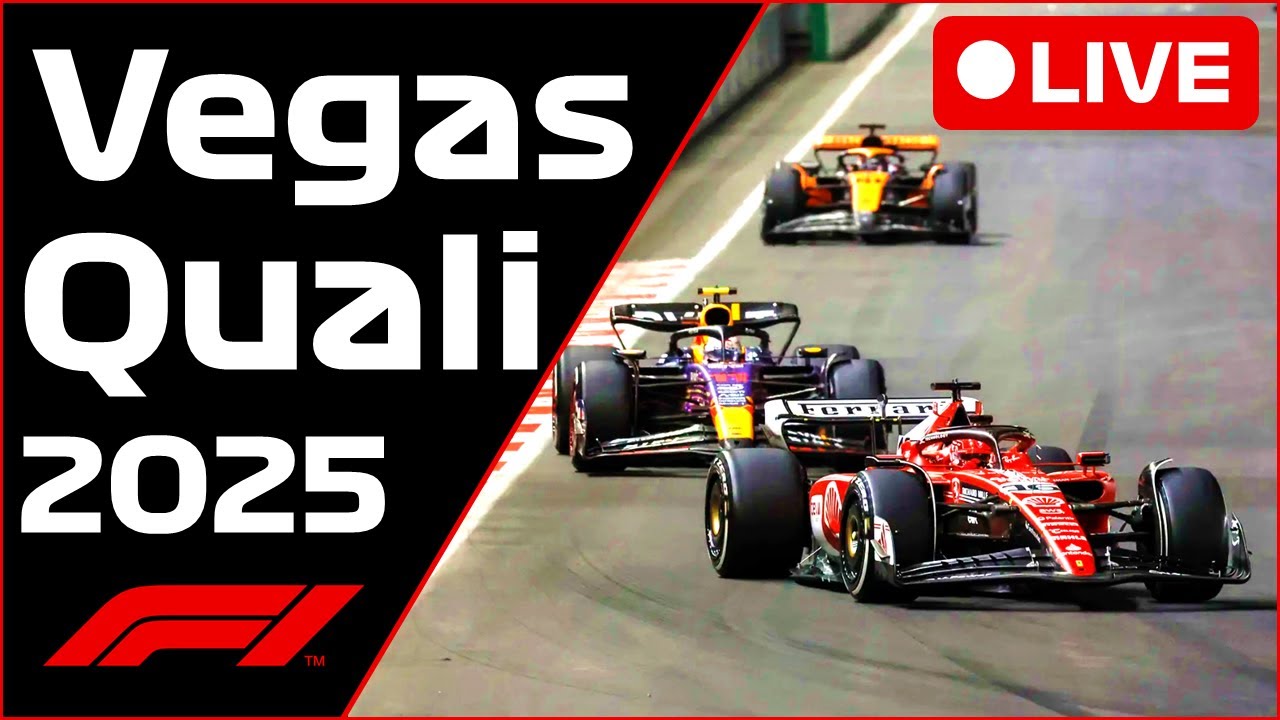 🔴F1 LIVE - Las Vegas GP QUALI - Commentary + Live Timing
