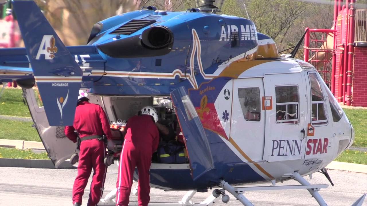 PennStar Medical Helicopter Flight Ops at North Whitehall Crash - 4.20.16