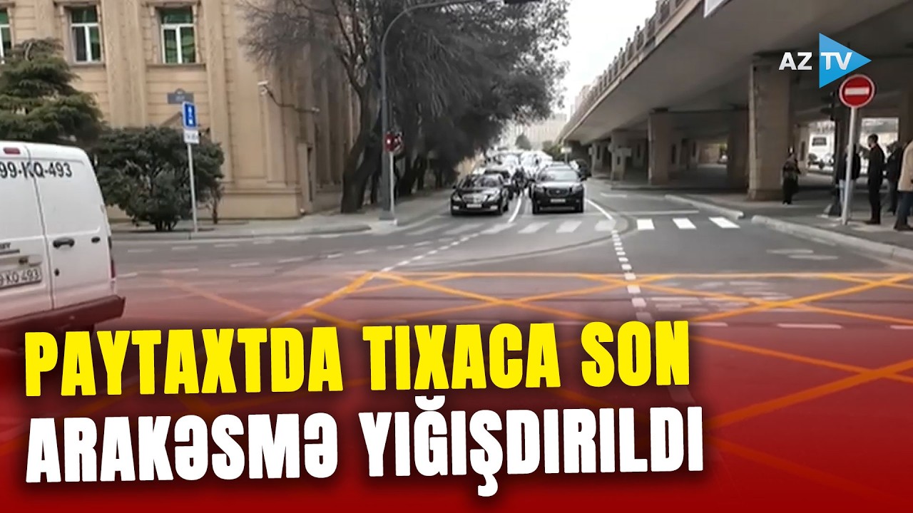 Bakının bu hissəsində TIXACA SON: Körpünün altındakı arakəsmə yığışdırıldı – HƏRƏKƏT ASANLAŞDI