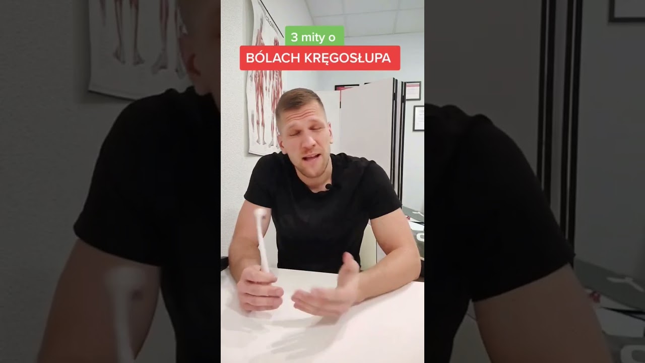 3 najgłupsze mity na temat b&oacute;lu kręgosłupa 🧐 #zdrowie #fizjoterapia #osteopatia #kręgosłup
