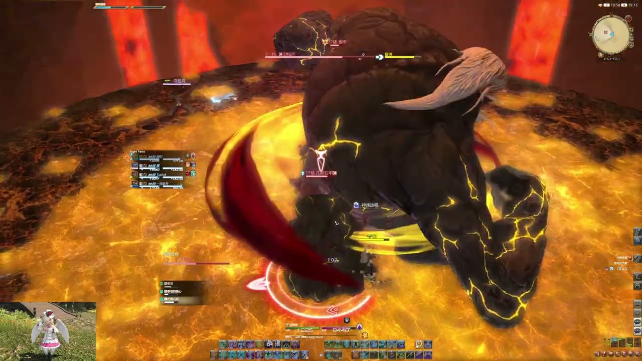 [FFXIV] Lv. 34 迷宮副本 タイタン討伐戦 ヒーラー視点 白魔道士 - 泰坦討伐戰 白魔道士視角 繁中服