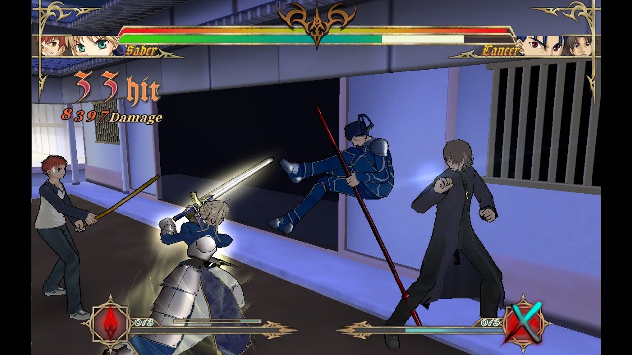 Saber-Shirou: 2 Gauges Stun Wall Combo - Crusis Fatal Fake