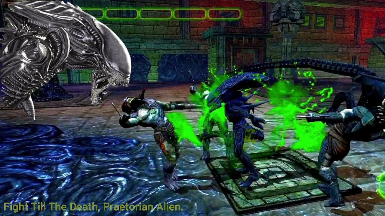 Praetorian Alien Protects the Queen Till Death against The Vicious Super Predator Clan!